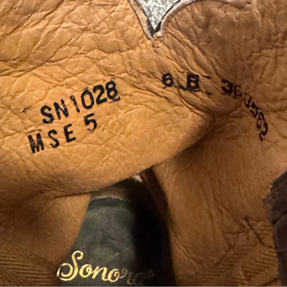 Sonora Western Women's Boots Jessi Paisley Pattern SN1028 Size 6 B - Picture 9 of 9